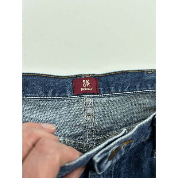 Wrangler Jeans 3K Relaxed Fit Cowboy Western Rodeo Blue 31MWzgk  Men’s 35x34 - Picture 9 of 14